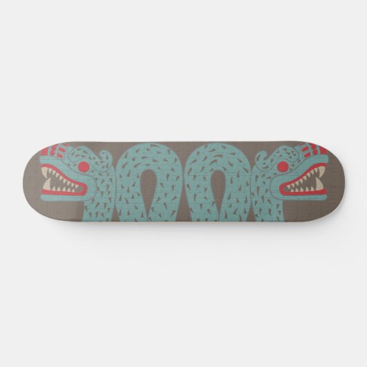 Aztec Serpent Skateboard (Horizontaal)