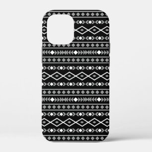 Aztec Shapes Patroon Wit Grijs Zwart Case-Mate iPhone Case
