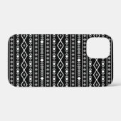 Aztec Shapes Patroon Wit Grijs Zwart Case-Mate iPhone Case (Achterkant (horizontaal))