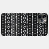 Aztec Shapes Patroon Wit Grijs Zwart Case-Mate iPhone Case (Achterkant (horizontaal))