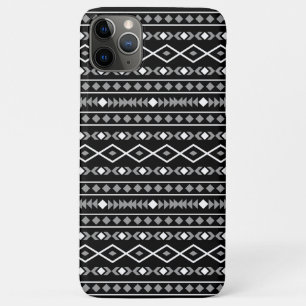 Aztec Shapes Patroon Wit Grijs Zwart Case-Mate iPhone Case