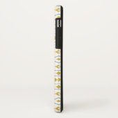 Aztec Shapes Pattern Blauwgroen Gold Cream Case-Mate iPhone Case (Achterkant/links)