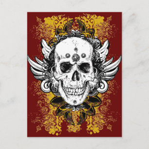 Aztec-Skull Briefkaart