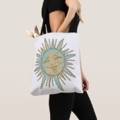 Aztec Smiling Sun Face | CANVAS TAS (Dichtbij)