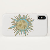 Aztec Smiling Sun Face | Telefonische kwestie Case-Mate iPhone Case (Achterkant (horizontaal))