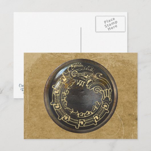 Aztec Snake Briefkaart (Voorkant / Achterkant)