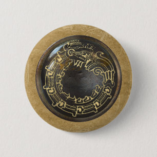 Aztec Snake Ronde Button 5,7 Cm