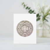 Aztec Solar Disk Calendar Briefkaart (Staand voorkant)