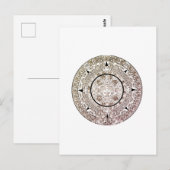 Aztec Solar Disk Calendar Briefkaart (Voorkant / Achterkant)