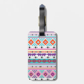 Aztec South West Pattern Bagagelabel (Achterkant verticaal)