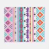 Aztec South West Pattern Fleece Deken (Voorkant (Horizontaal))