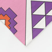 Aztec South West Pattern Fleece Deken (Hoek)