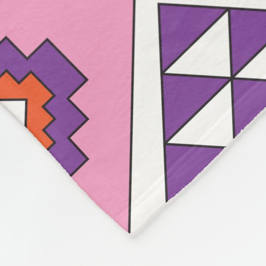 Aztec South West Pattern Fleece Deken (Hoek)