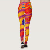 Aztec-stamleggings Leggings (Achterkant)