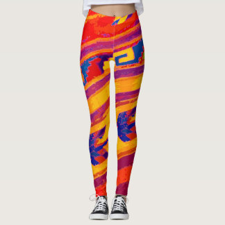 Aztec-stamleggings Leggings