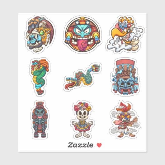 Aztec Sticker (Vel)
