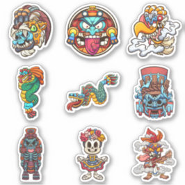 Aztec Sticker