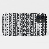 Aztec stileerde de Zwarte & het Wit van het Case-Mate iPhone Case (Achterkant (horizontaal))