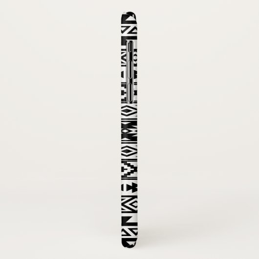 Aztec stileerde de Zwarte & het Wit van het Case-Mate iPhone Case (Achterkant/links)