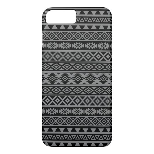 Aztec stileerde Patroon Zwarte & Grijze I Case-Mate iPhone Case (Achterkant)