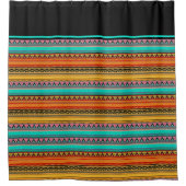 Aztec strepen douchegordijn (Voorkant)