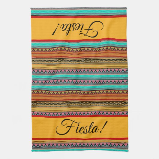 Aztec strepen "Fiesta" Theedoek (Verticaal)
