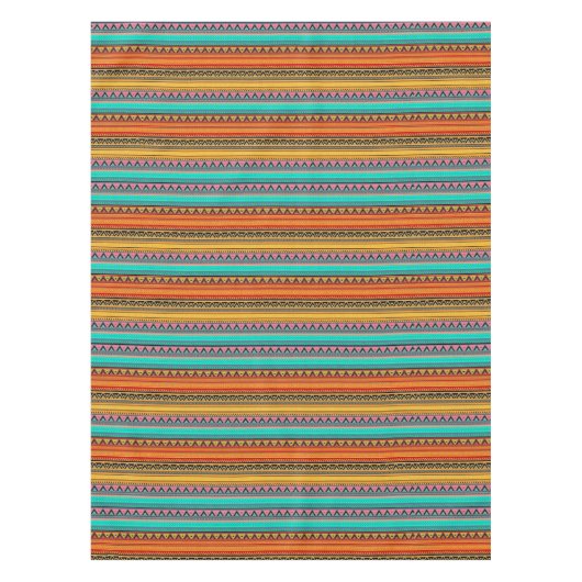 Aztec strepen tablecloth tafelkleed (Voorkant)