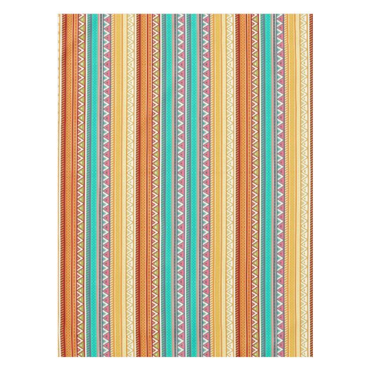 Aztec strepen tafelkleed (Voorkant)