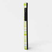 Aztec Stripes Limoen en Munt op maat Case-Mate iPhone Case (Achterkant/links)