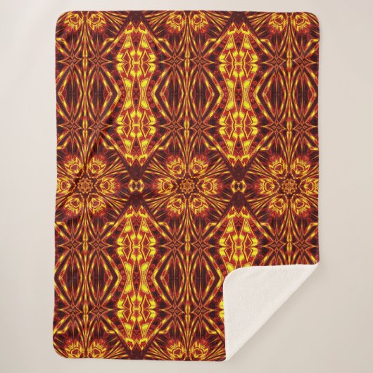 Aztec Sun Fire 127 Sherpa Deken (Voorkant)