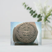 Aztec "Sun kalender", Mexico City Briefkaart (Staand voorkant)