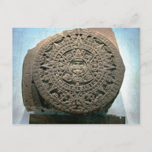 Aztec "Sun kalender", Mexico City Briefkaart