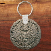 Aztec "Sun kalender", Mexico City Sleutelhanger (Voorkant)