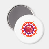 Aztec Sun Magneet (Voorkant / Achterkant)