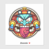 Aztec Sun Sticker (Vel)