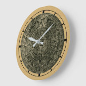 Aztec Sun Stone Zodiac Calendar Grote Klok (Hoek)