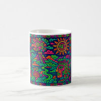 Aztec Sunrise – Neon Maya Mok
