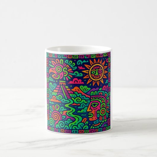 Aztec Sunrise – Neon Maya Mok (Center)