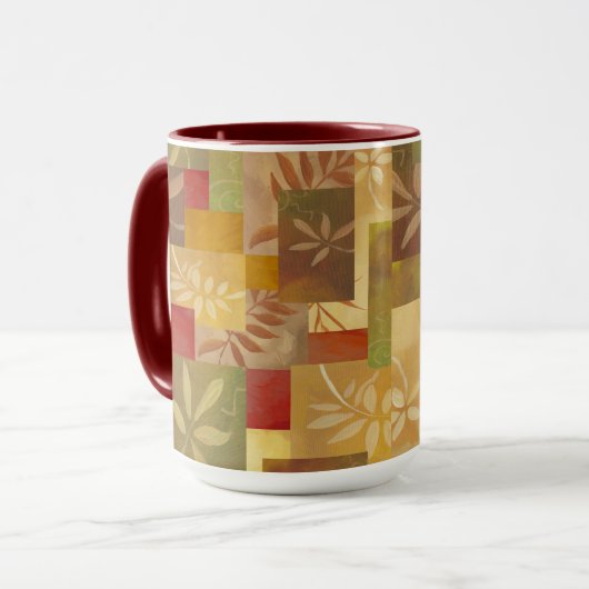 Aztec Sunset koffiekoffie-mok. Mok (Voorkant links)