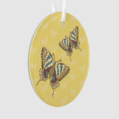 Aztec Swallowtail Acryl Ornament (voorkant)