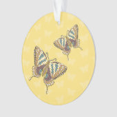 Aztec Swallowtail Acryl Ornament (voorkant)