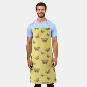 Aztec Swallowtail All-Over Print Schort (Gedragen)