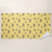Aztec Swallowtail Badhanddoek (Voorkant)
