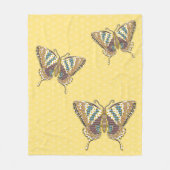 Aztec Swallowtail Fleece Deken (Voorkant)