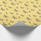 Aztec Swallowtail-inpakpapier Cadeaupapier (Hoek)