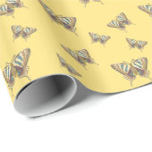 Aztec Swallowtail-inpakpapier Cadeaupapier (Rol Hoek)