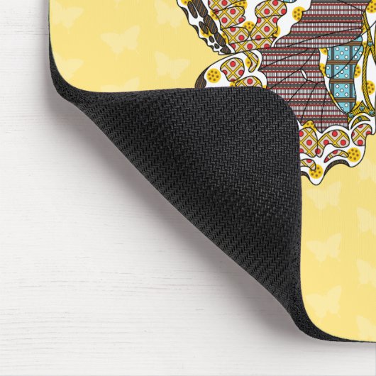 Aztec Swallowtail Mousepad Muismat (Hoek)
