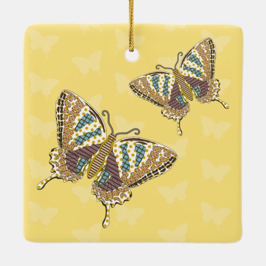 Aztec Swallowtail Ornament (Achterkant)