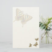 Aztec Swallowtail Stationery Briefpapier (Staand voorkant)