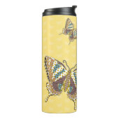 Aztec Swallowtail Thermal Tumbler Thermosbeker (Gedraaid links)